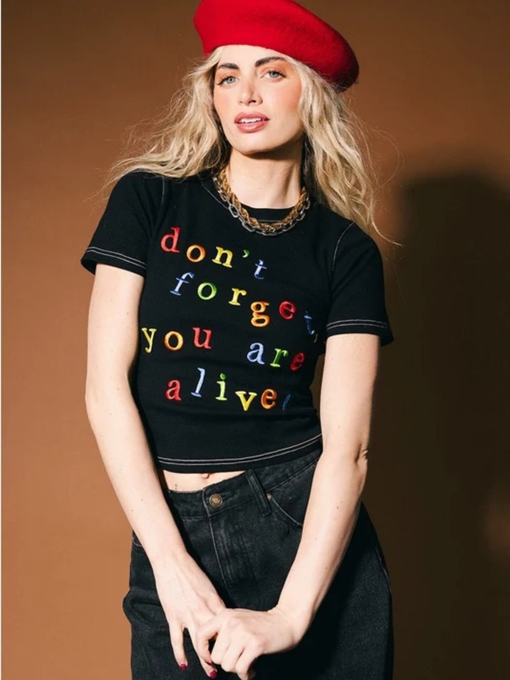 Dressed in Lala Land Tee - "don't forget you are alive"